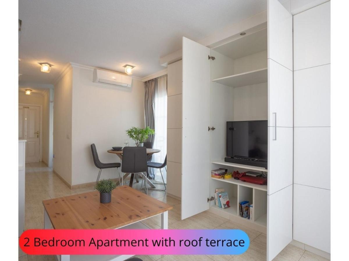 Desirable Rooftop Terrace , 2 Bedroom Apartment With Wifi In Costa Adeje Callao Salvaje Luaran gambar