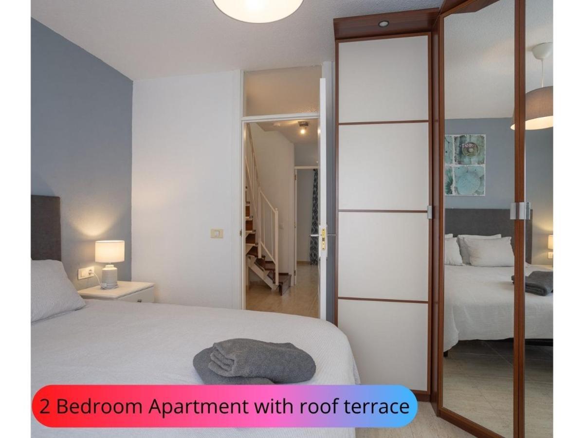 Desirable Rooftop Terrace , 2 Bedroom Apartment With Wifi In Costa Adeje Callao Salvaje Luaran gambar