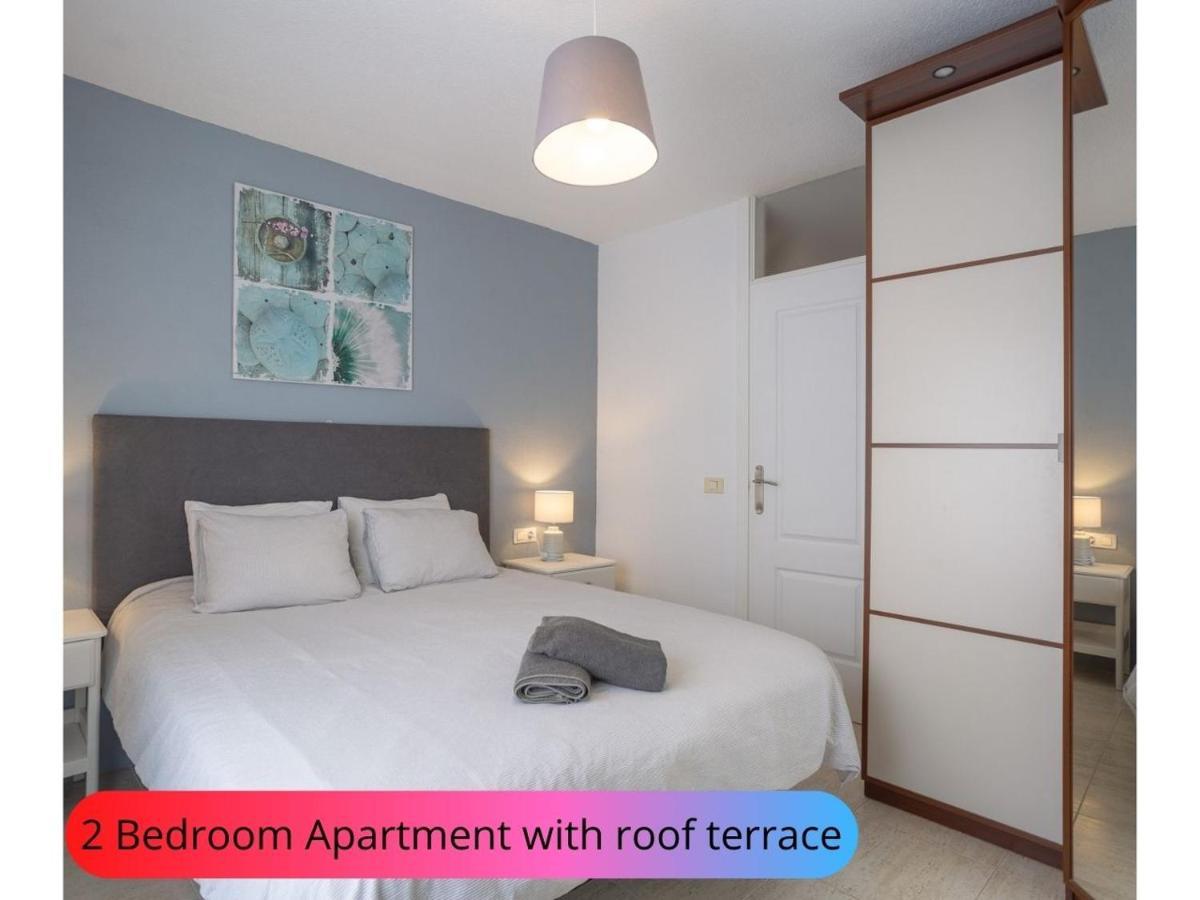 Desirable Rooftop Terrace , 2 Bedroom Apartment With Wifi In Costa Adeje Callao Salvaje Luaran gambar
