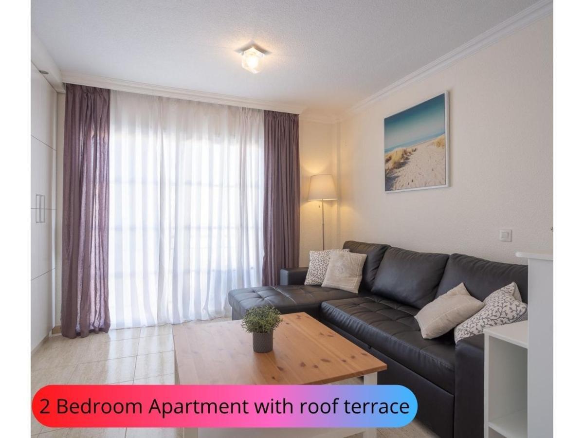 Desirable Rooftop Terrace , 2 Bedroom Apartment With Wifi In Costa Adeje Callao Salvaje Luaran gambar
